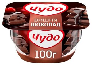 Десерт творожный Чудо вишня с шоколадом 4.4%