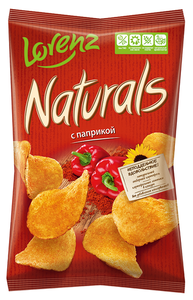 Чипсы картофельные Naturals с паприкой, 100 г