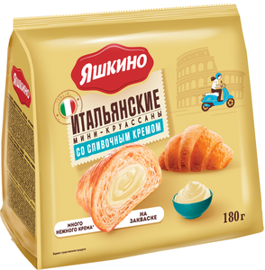 Мини-круассаны со сливочным кремом ТМ Яшкино