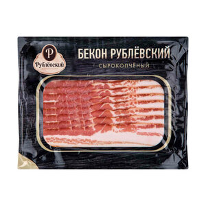 Бекон сырокопченый «Рублёвский» нарезка, 150 г