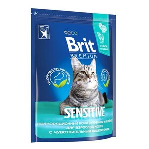 Сухой корм для кошек Brit Premium ягненок индейка, 2 кг