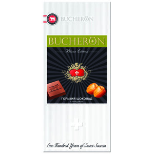 Шоколад горький Bucheron Blanc Edition с фундуком