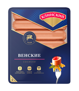 Сосиски Клинский Венские вареные, ~780 г