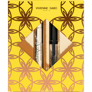 Набор подарочный Vivienne Sabo Тушь для ресниц 01 + Гель для бровей Fixateur 02