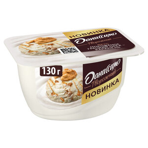 Продукт творожный Даниссимо мороженое грецкий орех-карамель 6,1% БЗМЖ