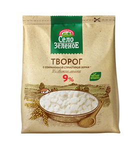 Творог Село Зеленое 9% БЗМЖ