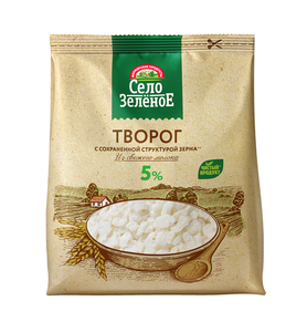 Творог Село Зеленое 5% БЗМЖ
