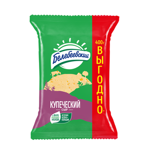 Сыр полутвердый Белебеевский Купеческий 52% БЗМЖ