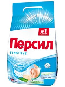 Стиральный порошок «Персил» Сенситив для чувствительной кожи,  3 кг (20 стирок)