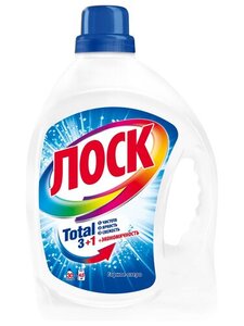 Гель для стирки «Лоск» Горное озеро для белого белья, 1,95 л (30 стирок)