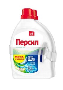 Гель для стирки «Персил» Свежесть от Вернель для белого белья, 2х1,95 л (60 стирок)