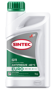 Антифриз sintec antifreeze euro зеленый 1кг