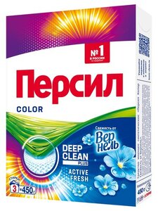 Стиральный порошок «Персил» Color Свежесть от Вернель для цветного белья, 450 г (3 стирки)