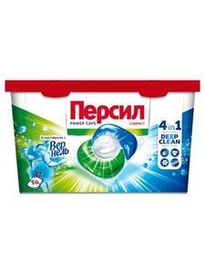 Капсулы для стирки «Персил» Свежесть от Вернель 4в1 для белого белья, 14 капсул