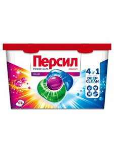 Капсулы для стирки «Персил» Duo-Caps 360° Color для цветого белья, 21 капсула