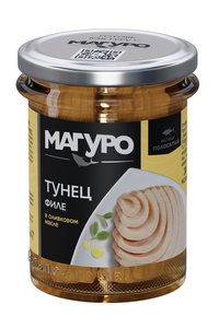Тунец филе в оливковом масле ТМ Магуро