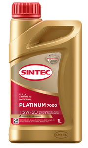 Моторное масло Sintec 5W30 Платинум GT Api SL/CF синтетическое