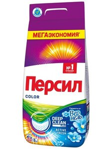 Стиральный порошок «Персил» Color Свежесть от Вернель для цветного белья, 8 кг (53 стирки)