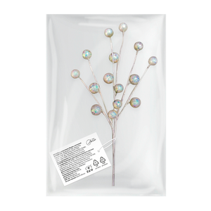 Ветка B&H жемчужная декоративная, 30 x 10 см