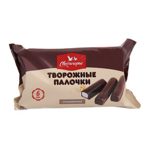 Творожные палочки в шоколаде ТМ Свитлогорье, 6 шт