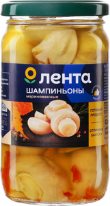 Шампиньоны Лента маринованные