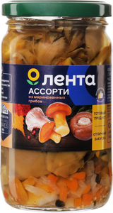 Ассорти Лента из маринованных грибов