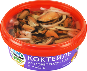 Коктейль из морепродуктов Меридиан в масле