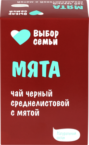 Чай черный Выбор Семьи с мятой