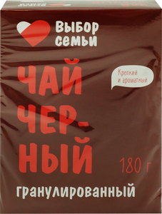 Чай черный Выбор Семьи байховый гранулированный
