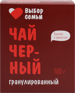 Чай черный Выбор Семьи байховый гранулированный