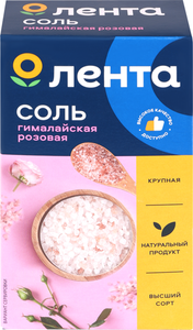Соль Лента гималайская розовая крупная