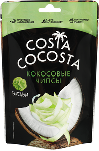 Чипсы кокосовые Costa Cocosta со вкусом васаби