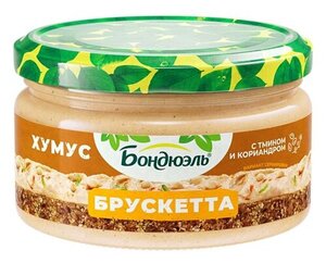 Брускетта из нута Бондюэль Хумус