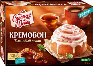 Пирог Кремобон Сдобная особа Кленовый пекан,380 г