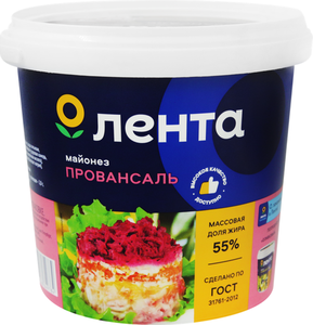 Майонез Лента Провансаль 55%
