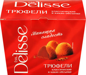 Конфеты Delisse трюфель с какао