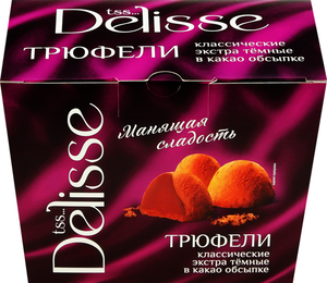 Конфеты трюфель Delisse Extra Dark