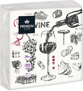 Салфетки Premium Club прованс, 20 штук