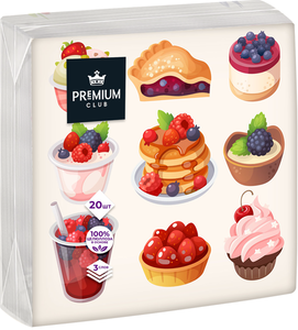 Салфетки Premium Club Фантазия