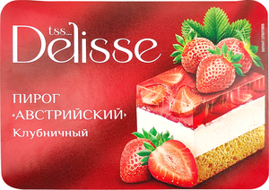 Пирог Австрийский Delisse клубничный