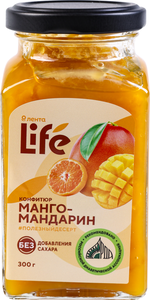 Конфитюр Лента Life манго и мандарин