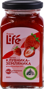 Конфитюр Лента Life клубника и земляника