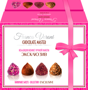 Набор конфет Франко Верони с лепестками роз
