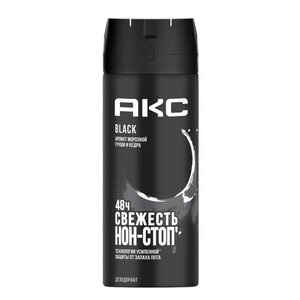 Антиперспирант спрей мужской «Акс» Black, 150 мл