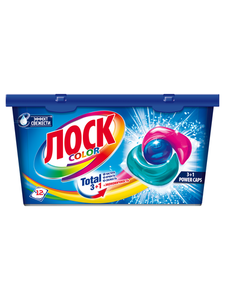 Капсулы для стирки «Лоск» Color для цветного белья, 12 капсул