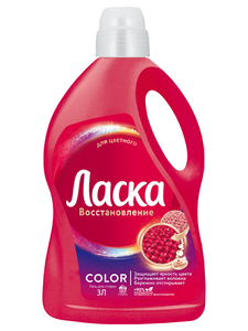 Гель для стирки цветного белья «Ласка» Color, 3 л (50 стирок)