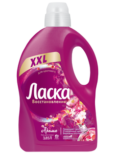 Гель для стирки цветного белья «Ласка» Арома Восстановление, 3,85 л (64 стирки)