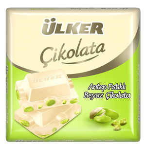 Шоколад Ulker белый с фисташками