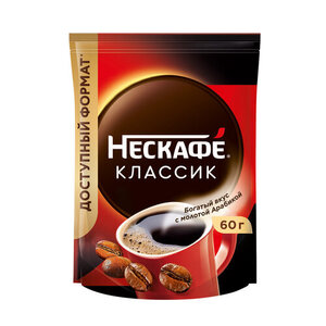 Кофе растворимый «Нескафé» Classic с добавлением молотого кофе, 60 г