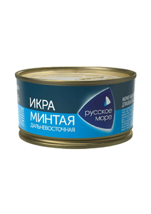 Икра минтая «Русское море» деликатесная, 130 г